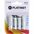 Baterii Alkaline AA LR06 Platinet 4 buc / set
