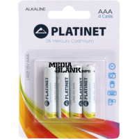 Baterii Alkaline AAA LR03 Platinet 4 buc / set
