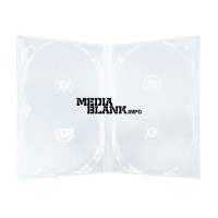 Carcasa 4 DVD Transparenta 14mm fara tavita Clear