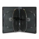 Carcasa 6 DVD Neagra 22mm cu 2 tavite