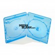 Carcasa Dubla 2 Blu Ray Disc 11mm albastra AMARAY