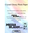 Hartie Foto Crystal Lucioasa A4 260gsm 20 coli / set Glossy