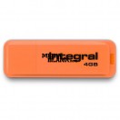 Memorie USB Integral 4GB Neon USB 2.0 Orange