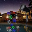Proiector LED RGB 4W de exterior fulgi de zapada